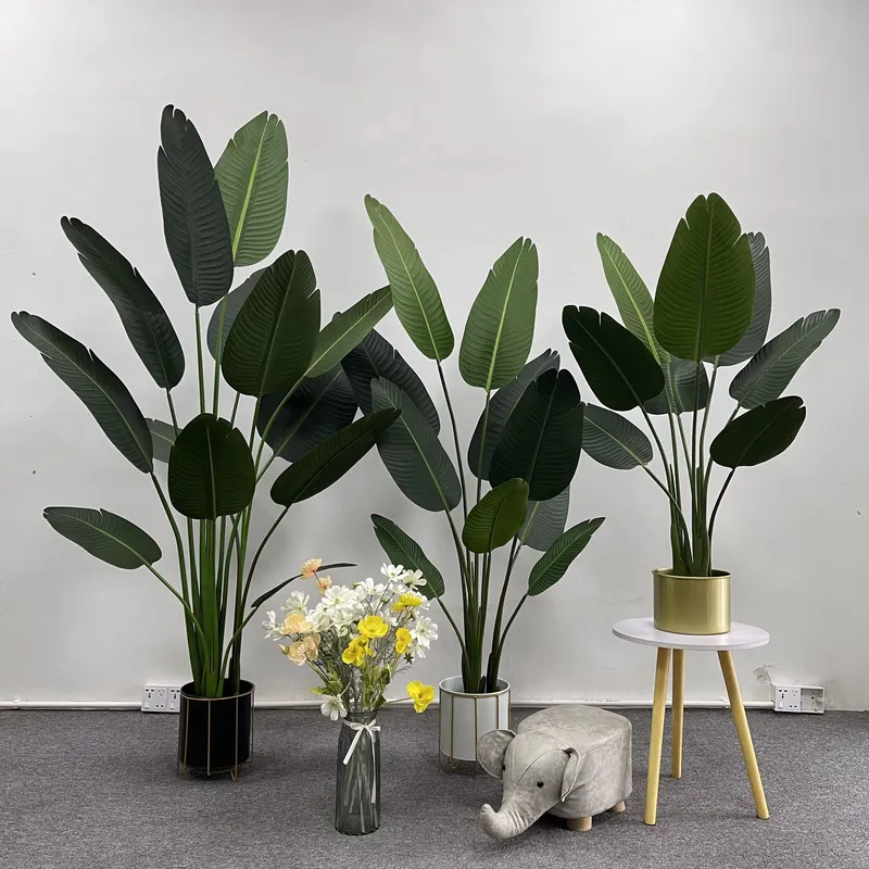 Bird Paradise Strelitzia - Hyper-Realistic Lush Faux Strelitzia Potted Tree