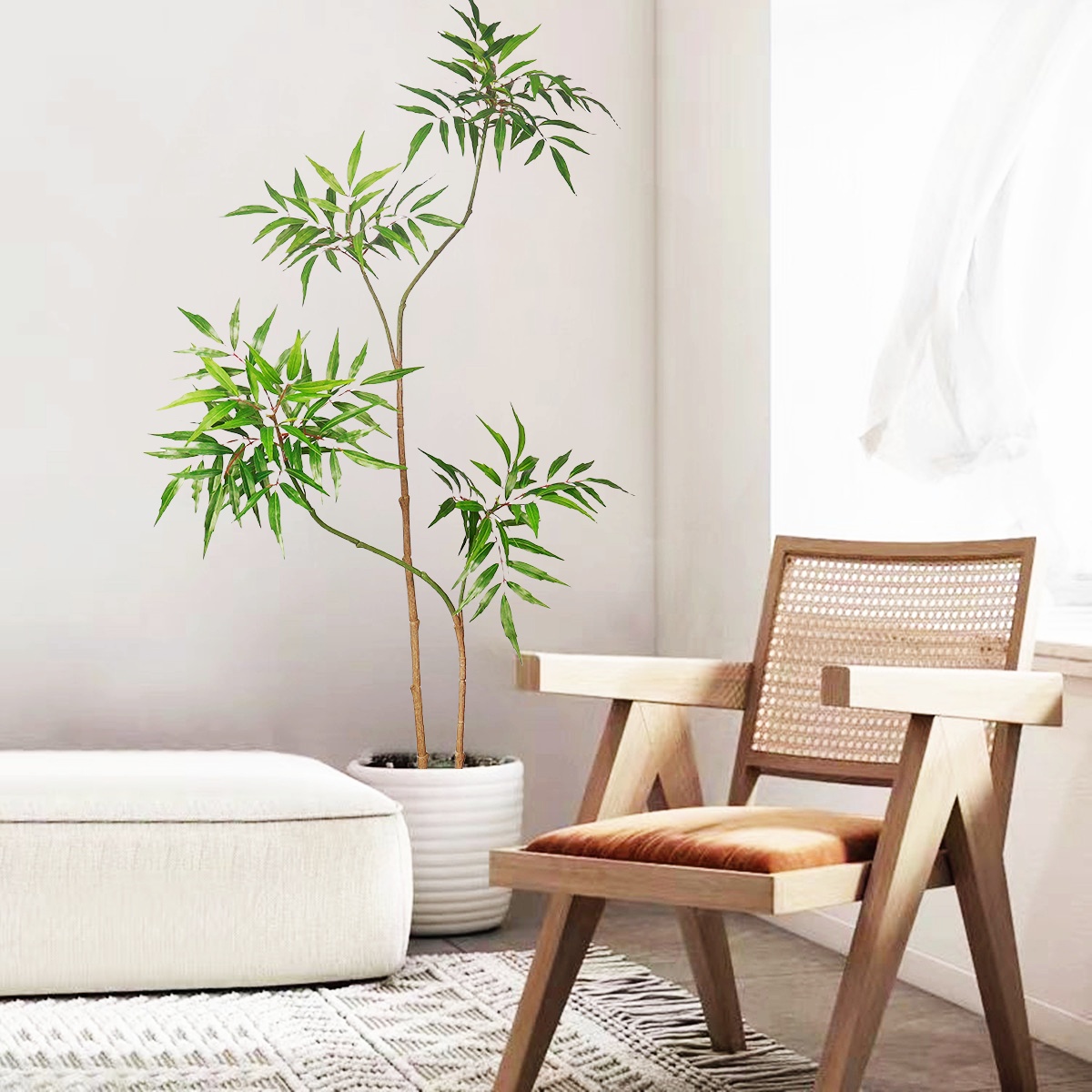 130-160CM Artificial Banyan Tr - đánh giá và giá Ficus Lyrata Tree
