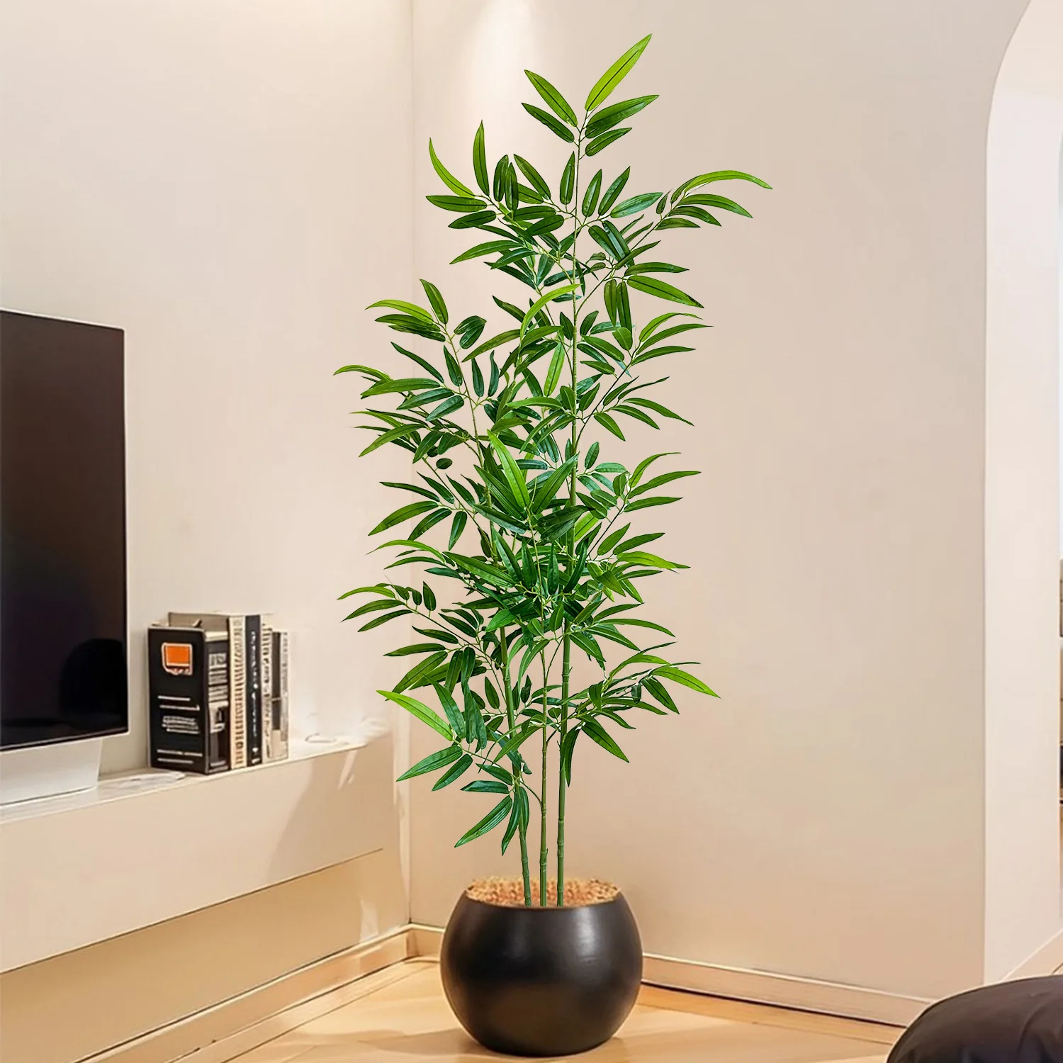 Artificial Green Bamboo Fadele - đánh giá và giá Ficus Lyrata Tree