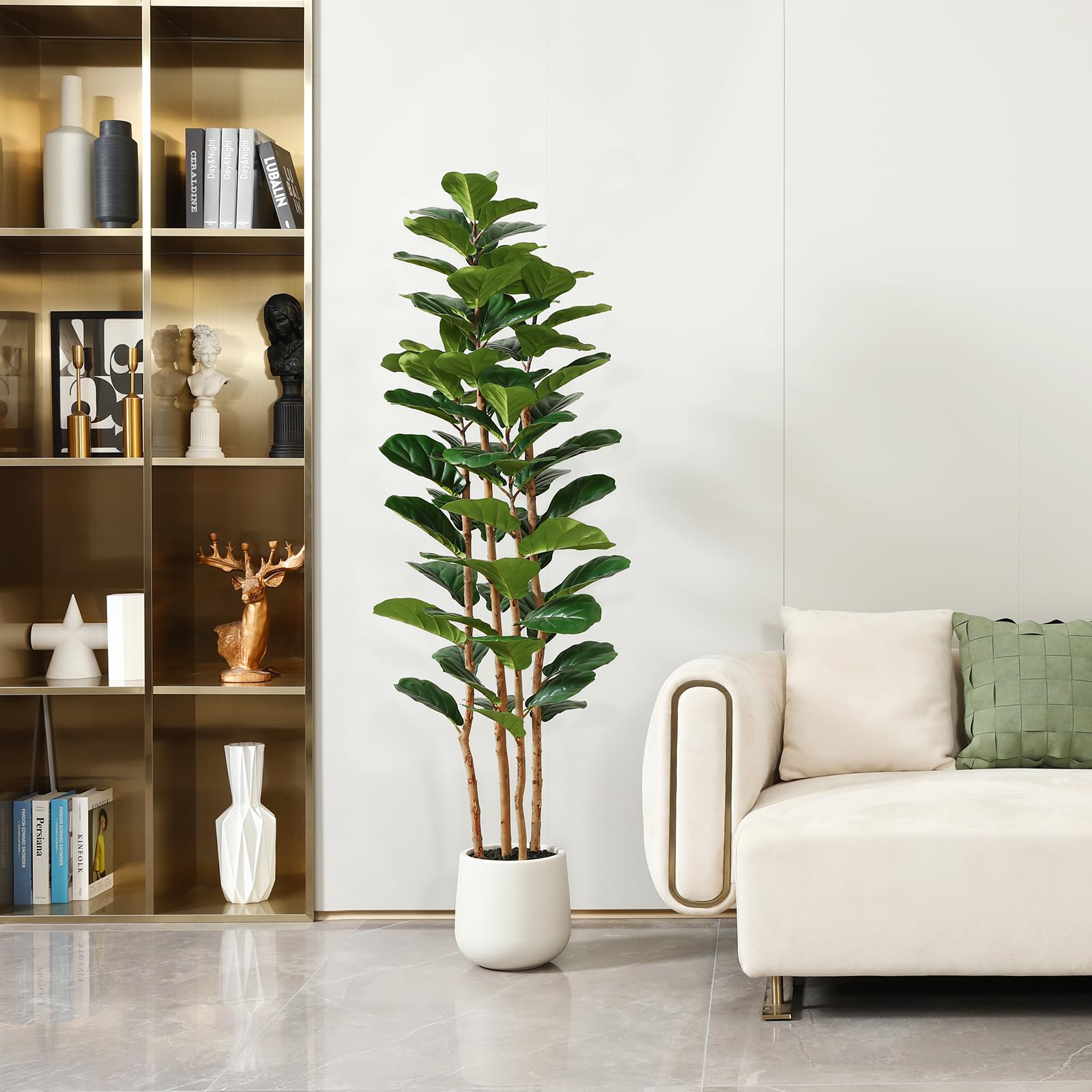 Artificial Fiddle Leaf Fig Tre - đánh giá và giá Ficus Lyrata Tree