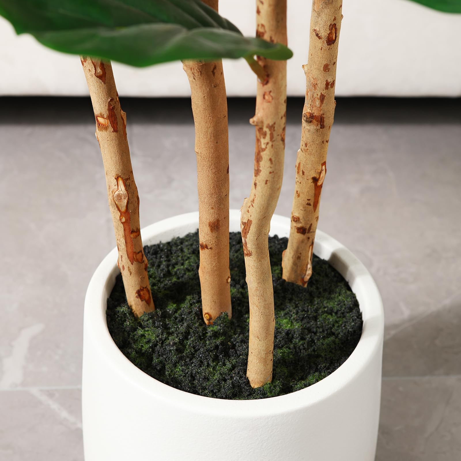 Artificial Fiddle Leaf Fig Tre - đánh giá và giá Ficus Lyrata Tree